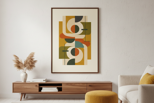 Mid-Century Wall Art Ideas for Warm Modern Rooms