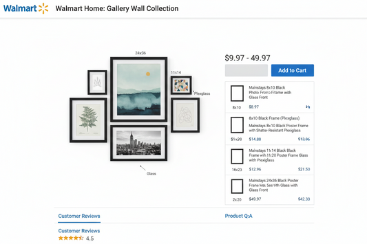 Online retailer poster-frame listings — a guide to buying affordable poster frames from stores beyond IKEA