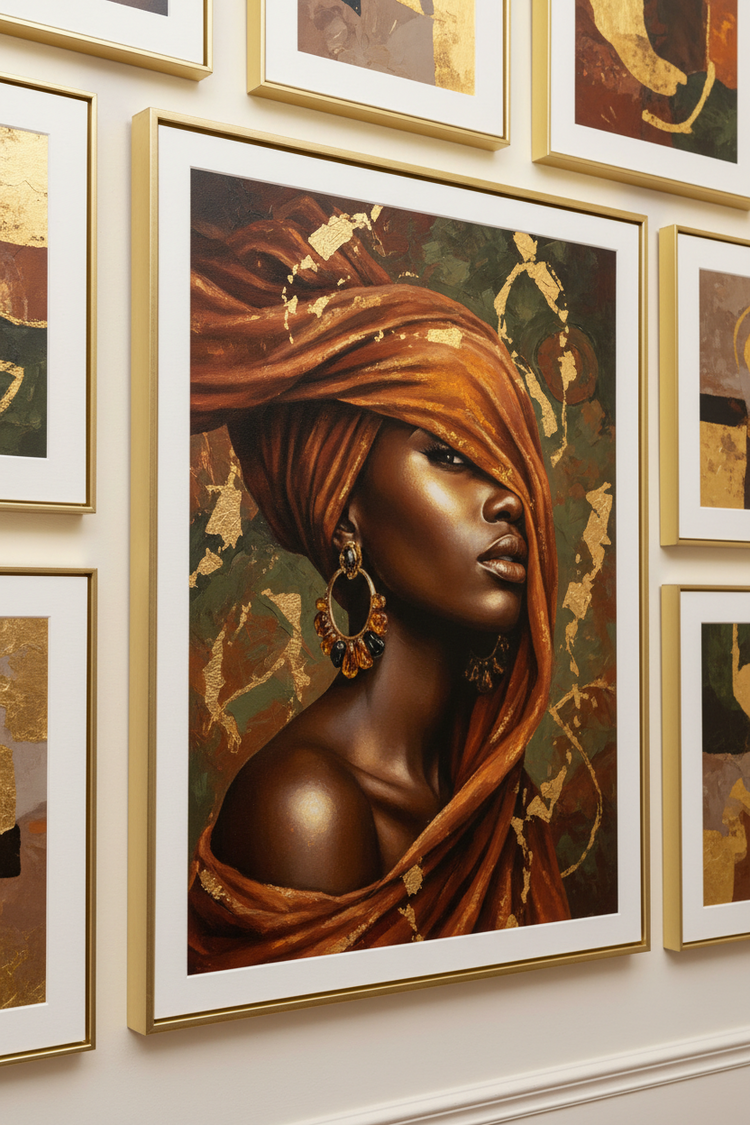 Black Woman Wall Art