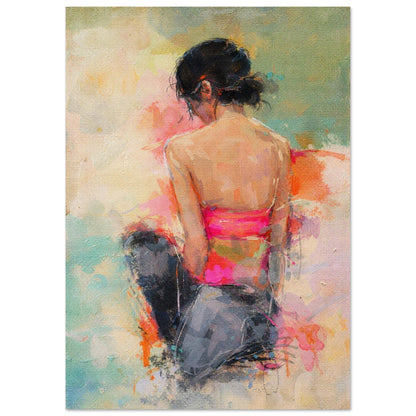 Soft Solitude Impressionist-Style Museum Quality Matte Paper Poster