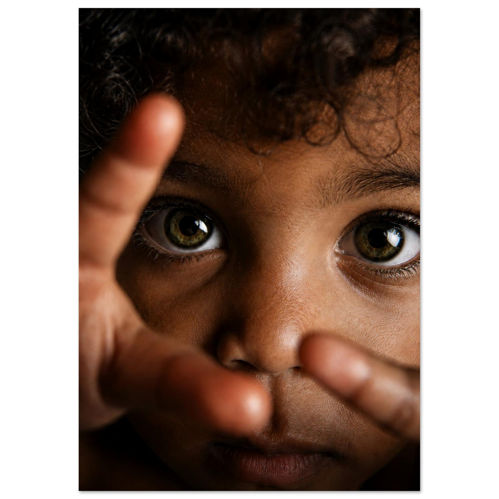 Little Wonder Close-Up Portrait Museum-Quality Matte Paper Poster