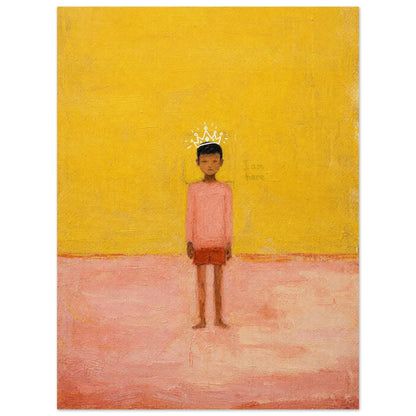 I Am Here Museum Quality Matte Paper Poster Afrocentric-Minimalist