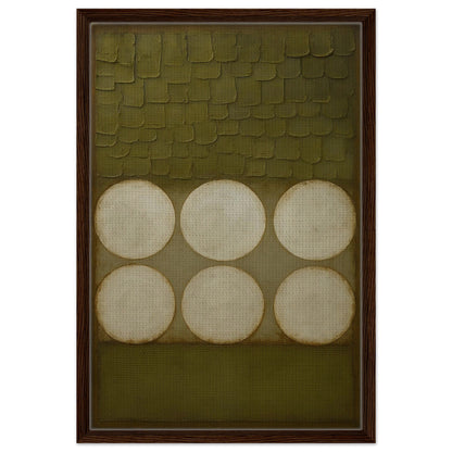 Wabi-Sabi Circles Earth-Toned Matte Paper Poster