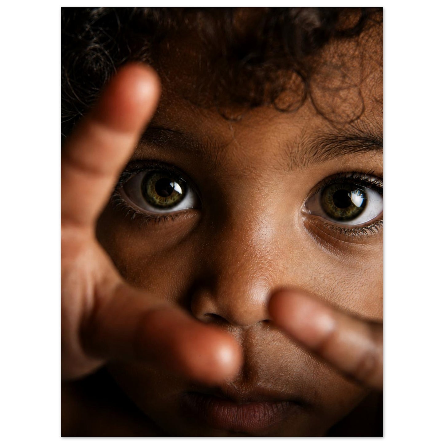Little Wonder Close-Up Portrait Museum-Quality Matte Paper Poster