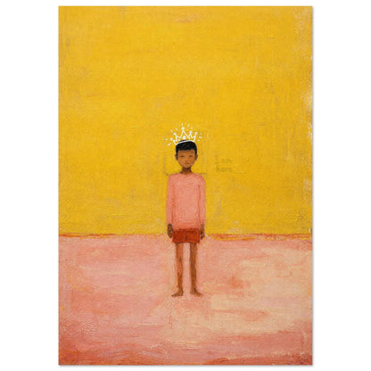I Am Here Museum Quality Matte Paper Poster Afrocentric-Minimalist