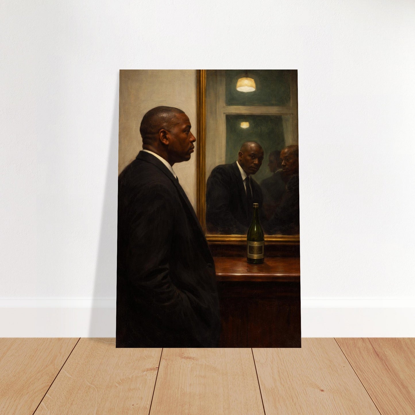 Quiet Reflection Matte Paper Poster Museum-Quality Moody-Figurative