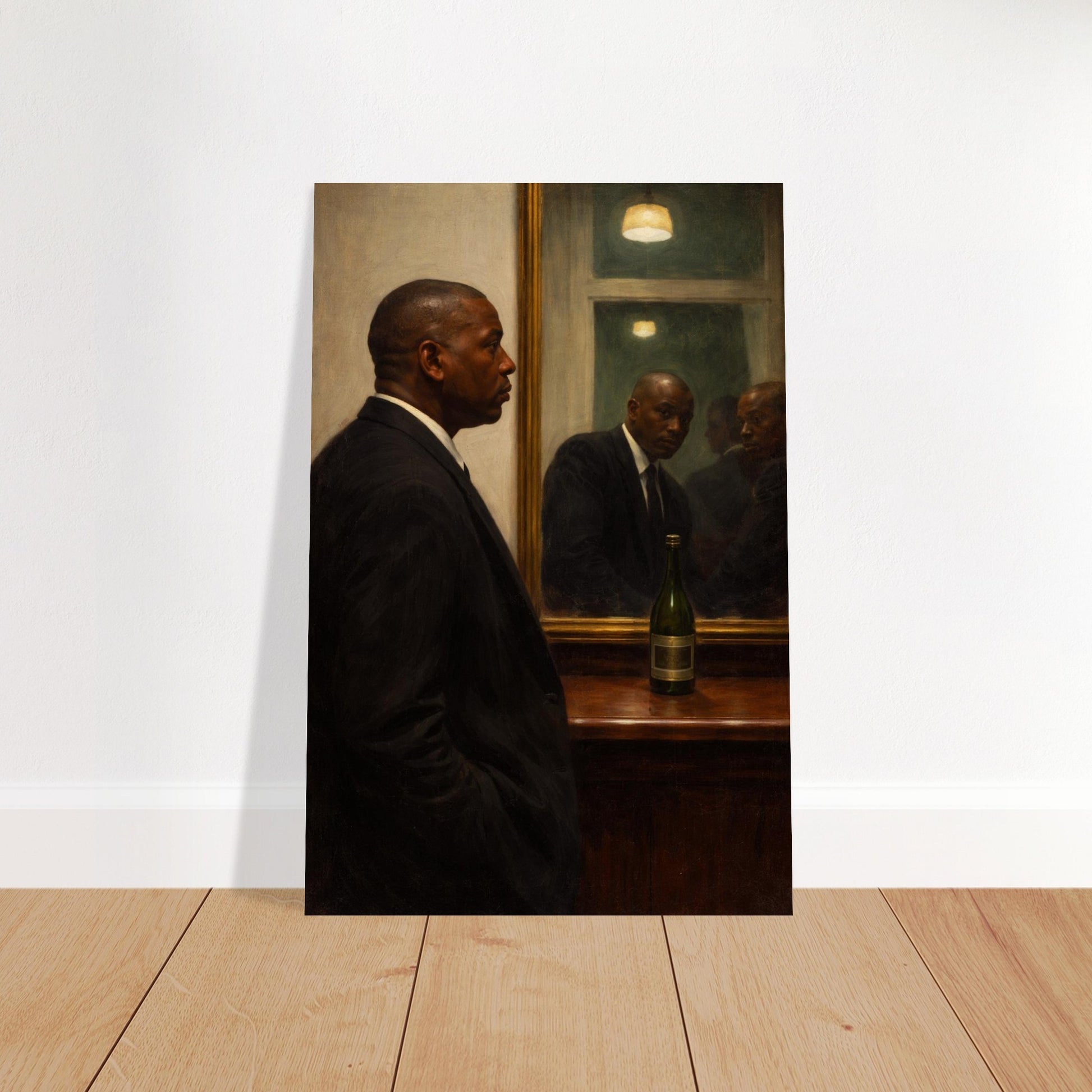 Quiet Reflection Matte Paper Poster Museum-Quality Moody-Figurative
