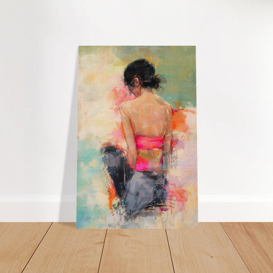 Soft Solitude Impressionist-Style Museum Quality Matte Paper Poster