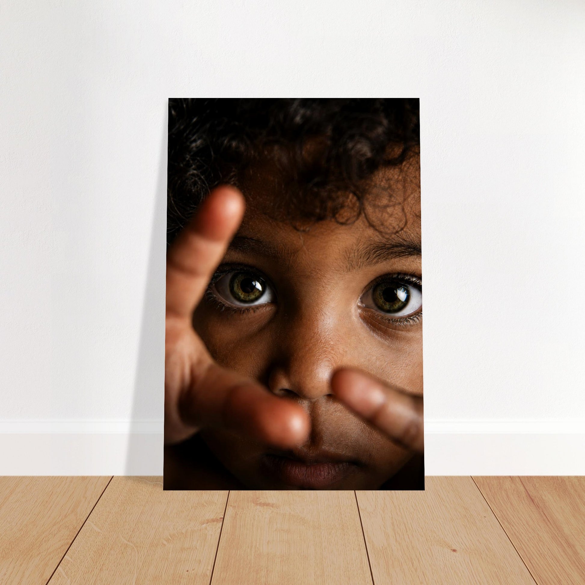 Little Wonder Close-Up Portrait Museum-Quality Matte Paper Poster