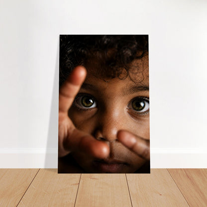 Little Wonder Close-Up Portrait Museum-Quality Matte Paper Poster