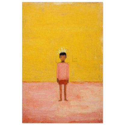 I Am Here Museum Quality Matte Paper Poster Afrocentric-Minimalist