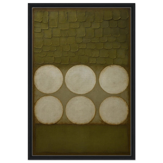 Wabi-Sabi Circles Earth-Toned Matte Paper Poster