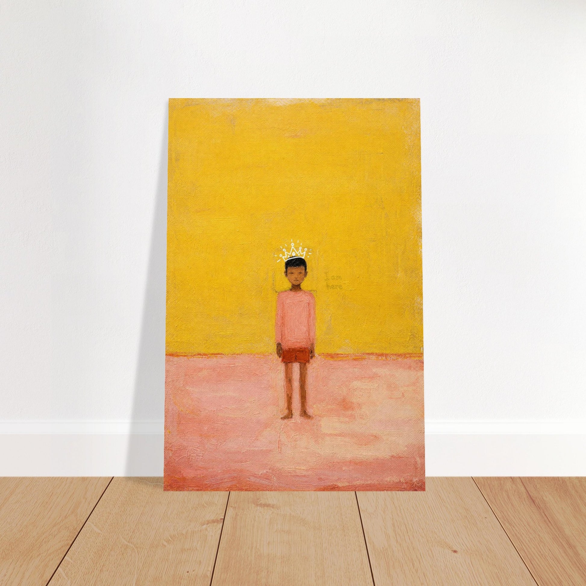 I Am Here Museum Quality Matte Paper Poster Afrocentric-Minimalist