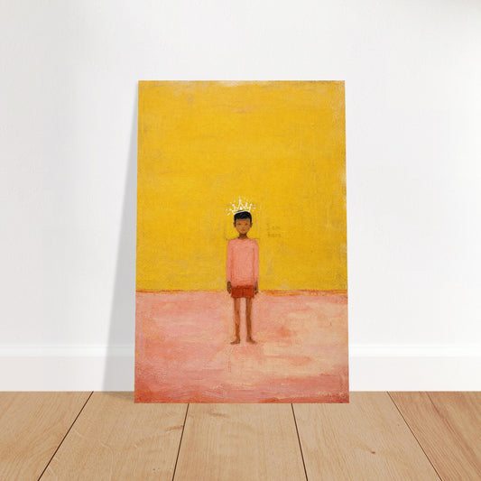 I Am Here Museum Quality Matte Paper Poster Afrocentric-Minimalist