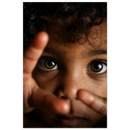 Little Wonder Close-Up Portrait Museum-Quality Matte Paper Poster