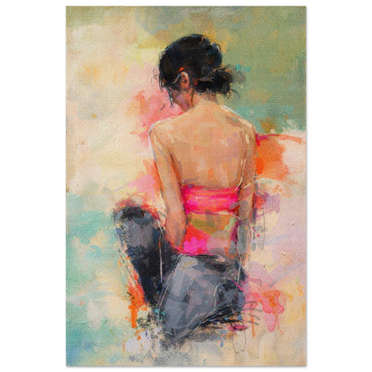 Soft Solitude Impressionist-Style Museum Quality Matte Paper Poster