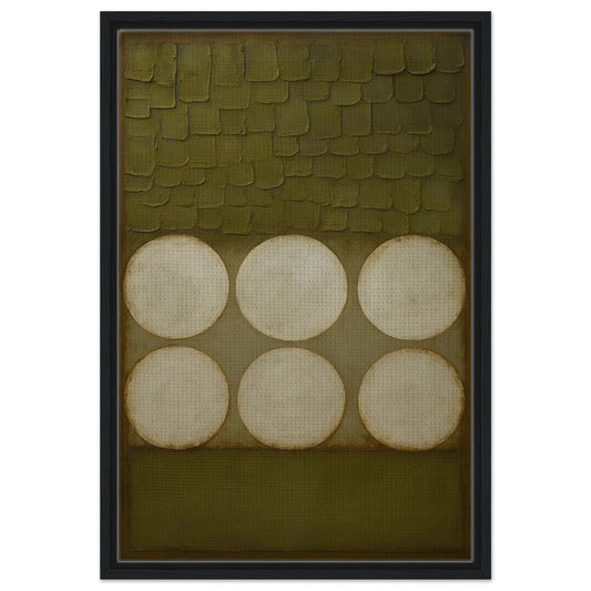 Wabi-Sabi Circles Earth-Toned Matte Paper Poster