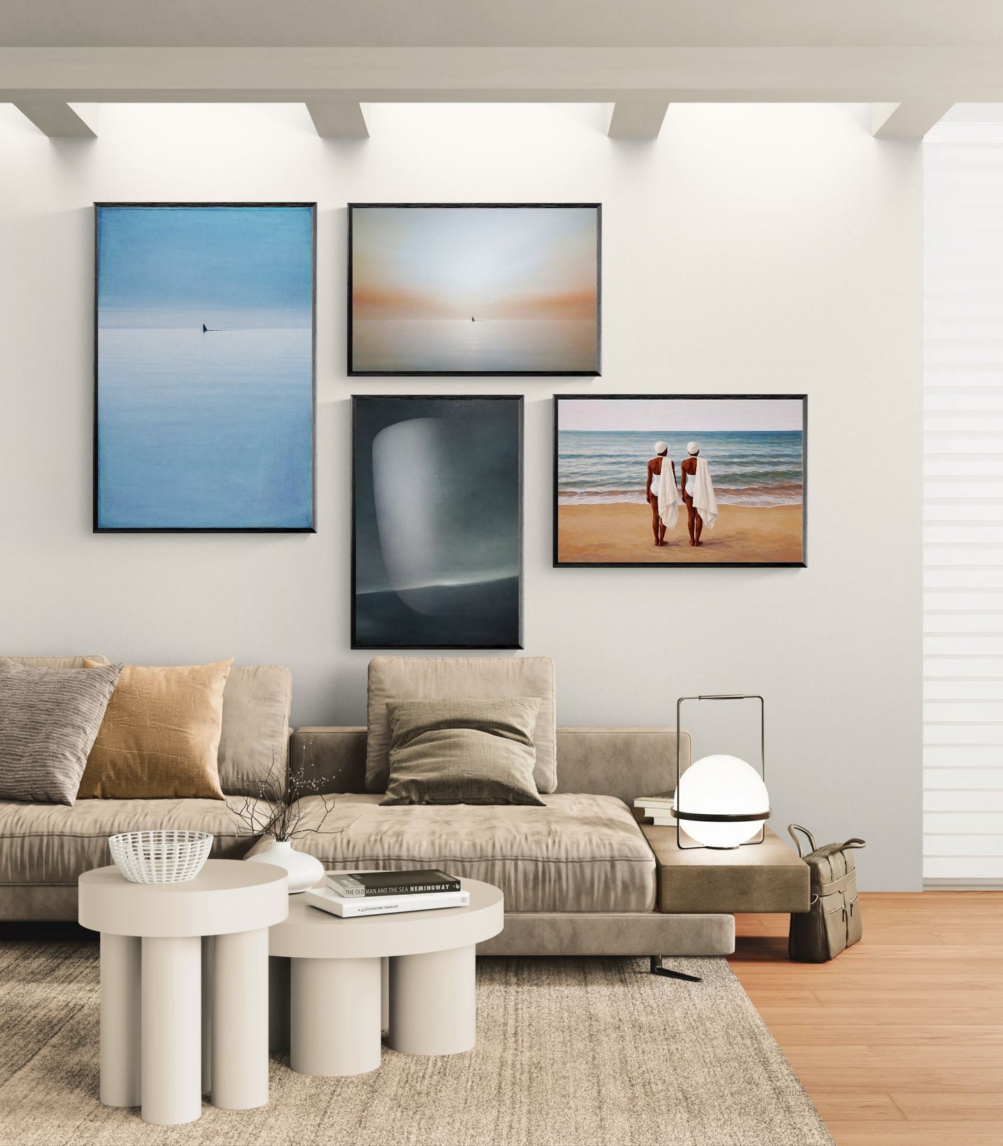 A Distant Presence Coastal Matte Paper Poster in Color Field