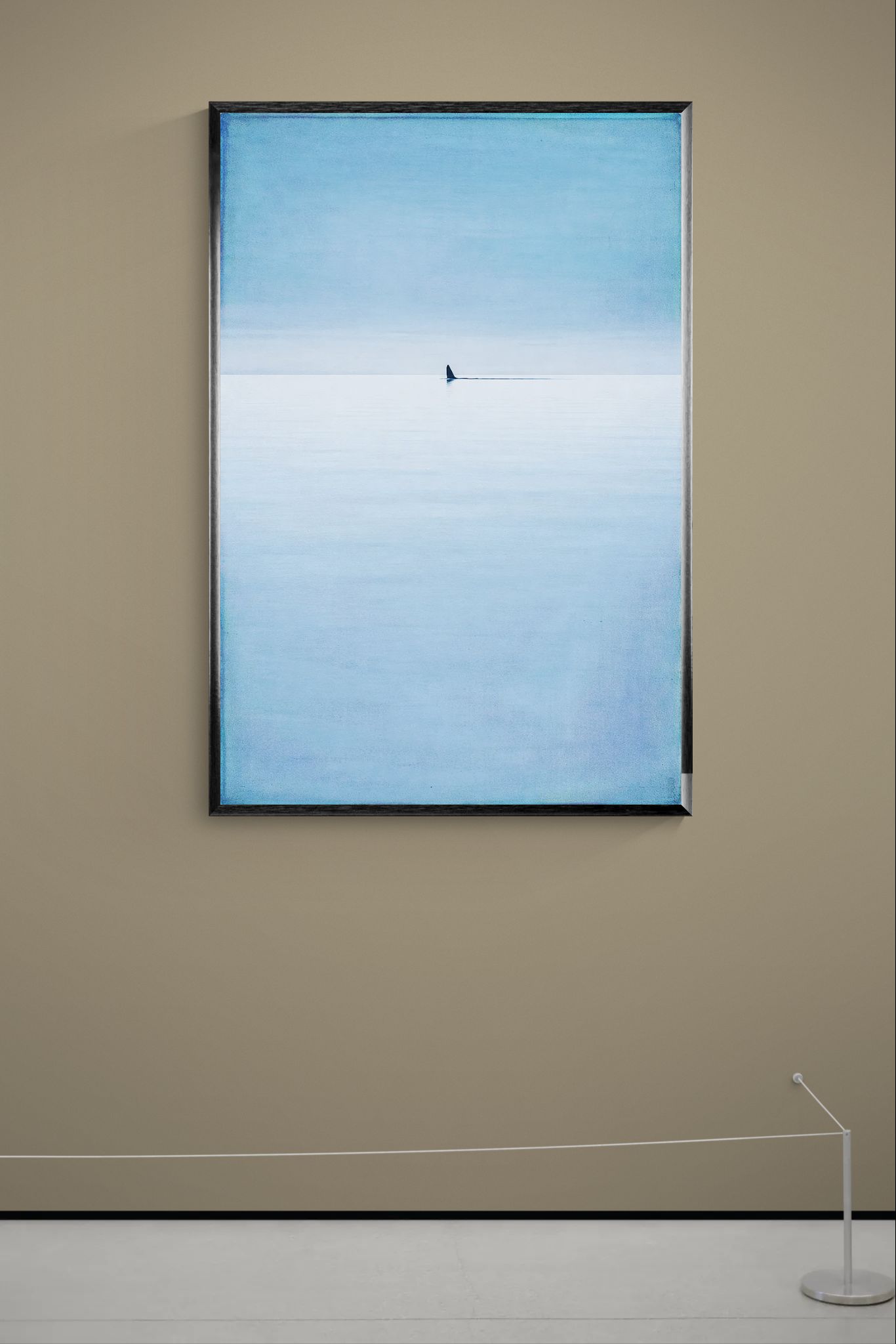 A Distant Presence Coastal Matte Paper Poster in Color Field