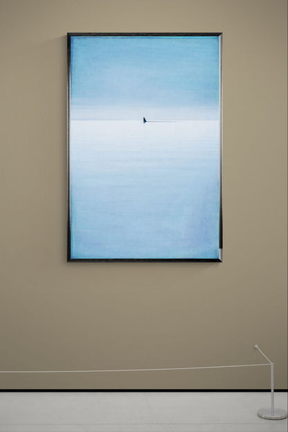 A Distant Presence Coastal Matte Paper Poster in Color Field