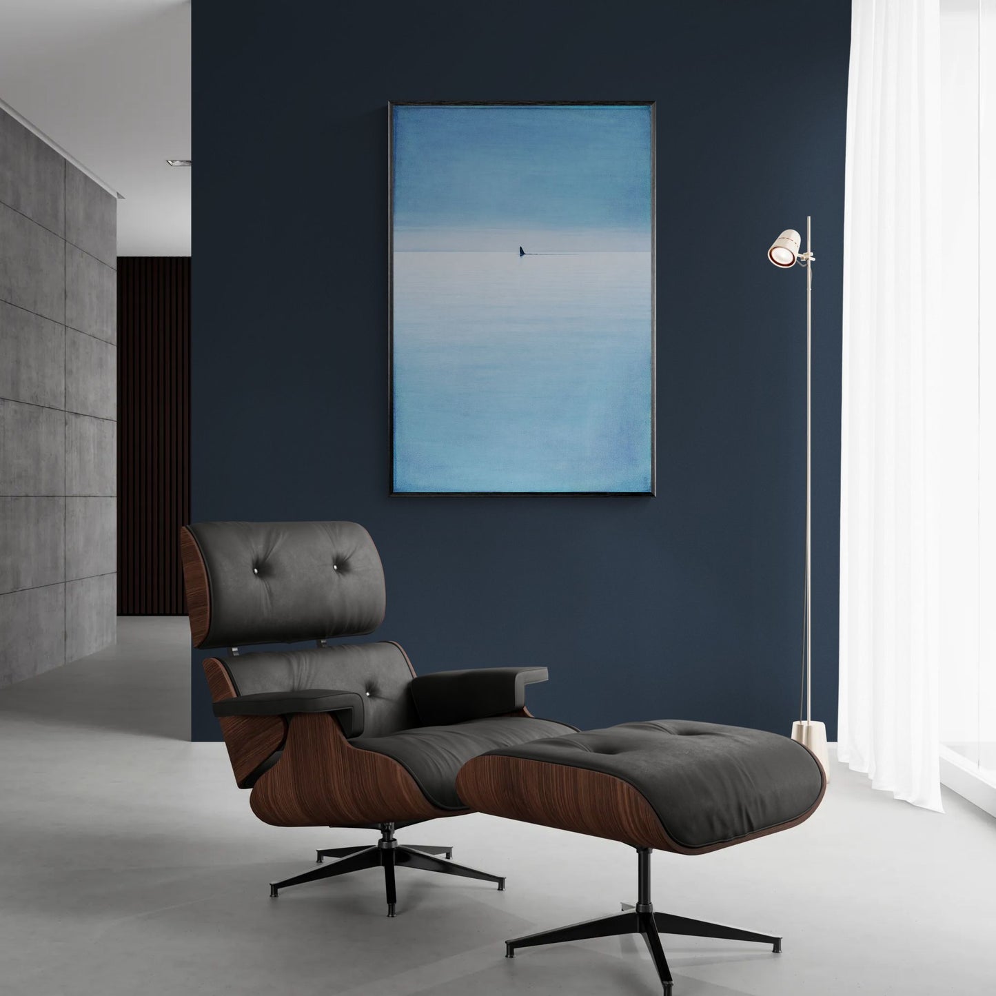 A Distant Presence Coastal Matte Paper Poster in Color Field