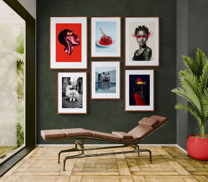 A Profile That Speaks Pop-Art Matte Paper Poster