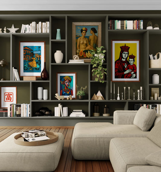 Afro Style Ride Afro-Diasporic Matte Paper Poster - Pop Art