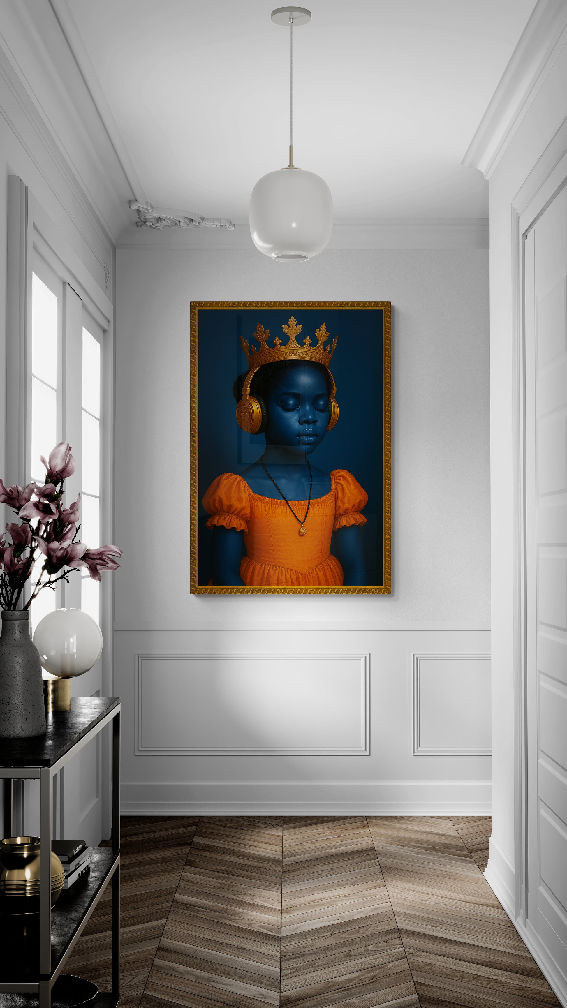 Afro Futurist Princess of Serenity Museum-Quality Matte Paper Poster