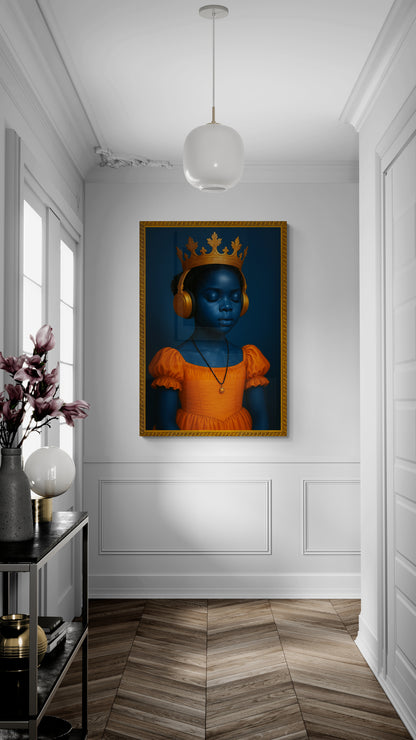Afro Futurist Princess of Serenity Museum-Quality Matte Paper Poster