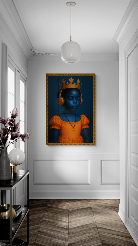 Afro Futurist Princess of Serenity Museum-Quality Matte Paper Poster