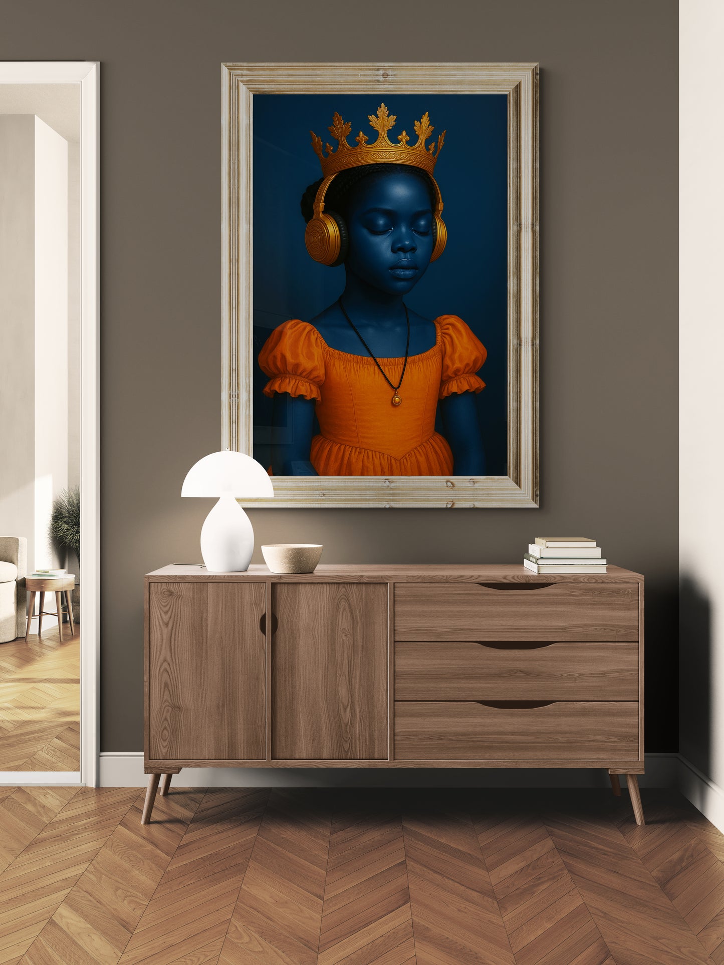Afro Futurist Princess of Serenity Museum-Quality Matte Paper Poster