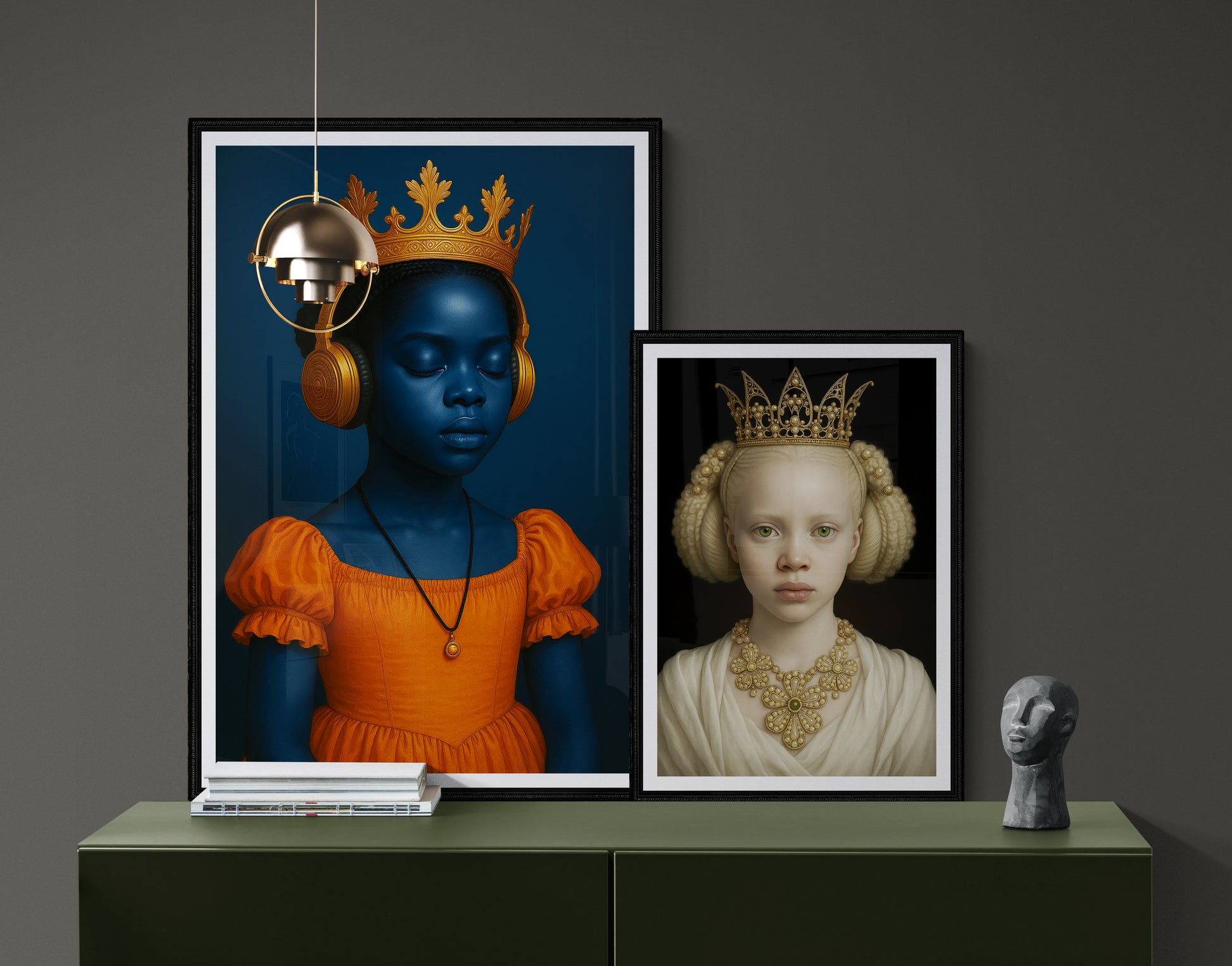 Afro Futurist Princess of Serenity Museum-Quality Matte Paper Poster