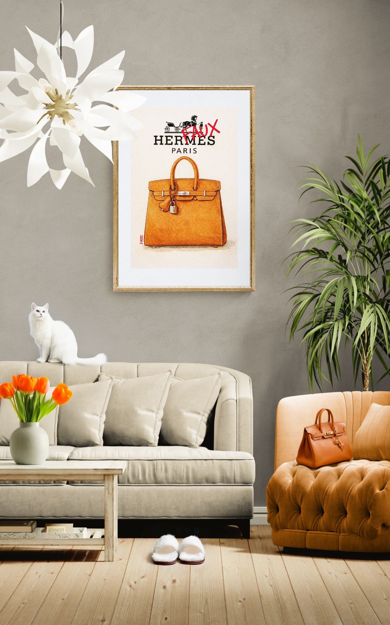 Almost Untouchable Pop-Art Matte Paper Poster