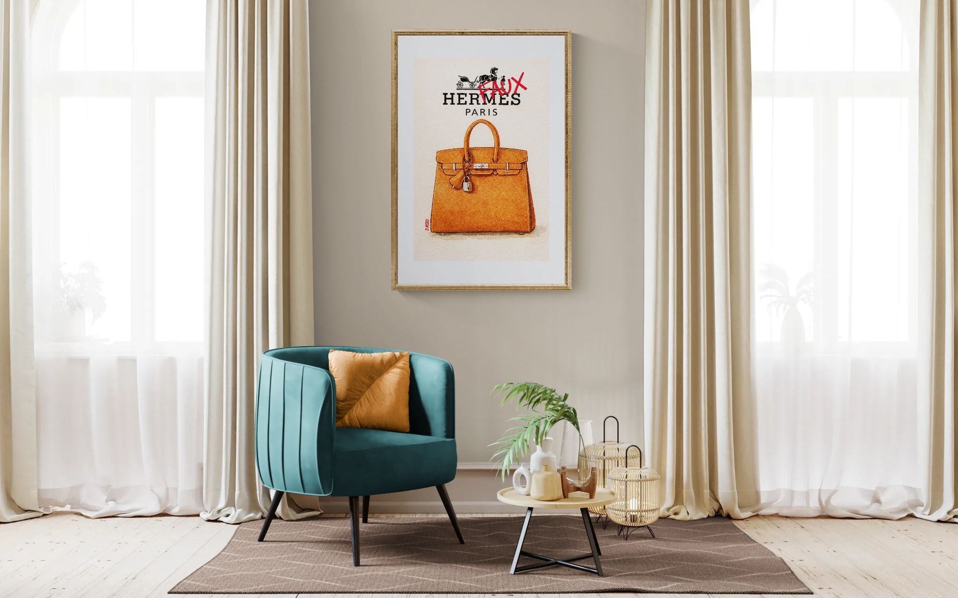 Almost Untouchable Pop-Art Matte Paper Poster