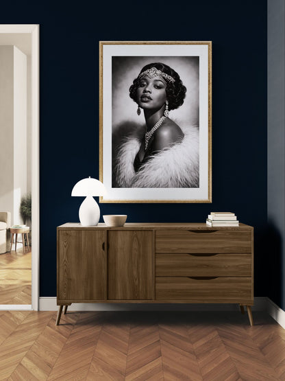 Before the Applause Art-Deco Matte Paper Poster - Jazz Age Style