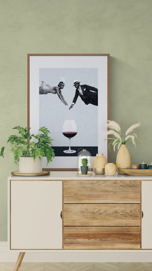 Before the Fall Jazz-Age Matte Paper Poster - Surrealism