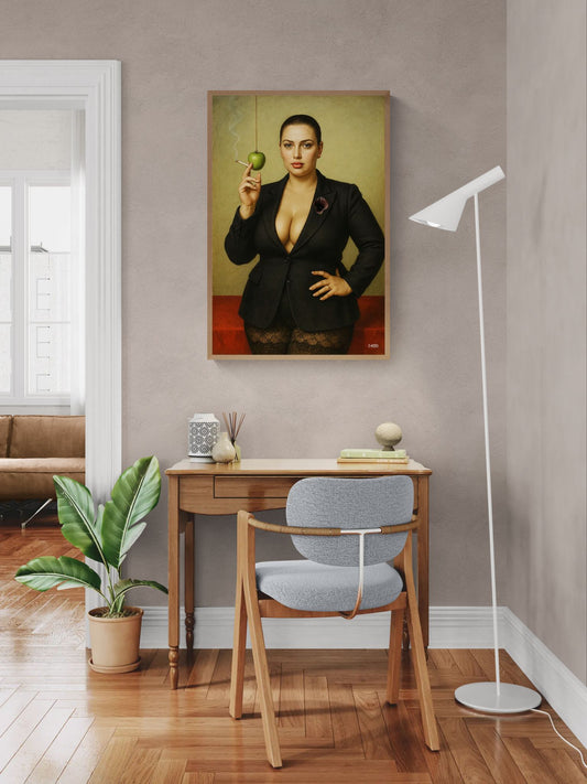 Bold Femme Contemporary-Realist Matte Paper Poster