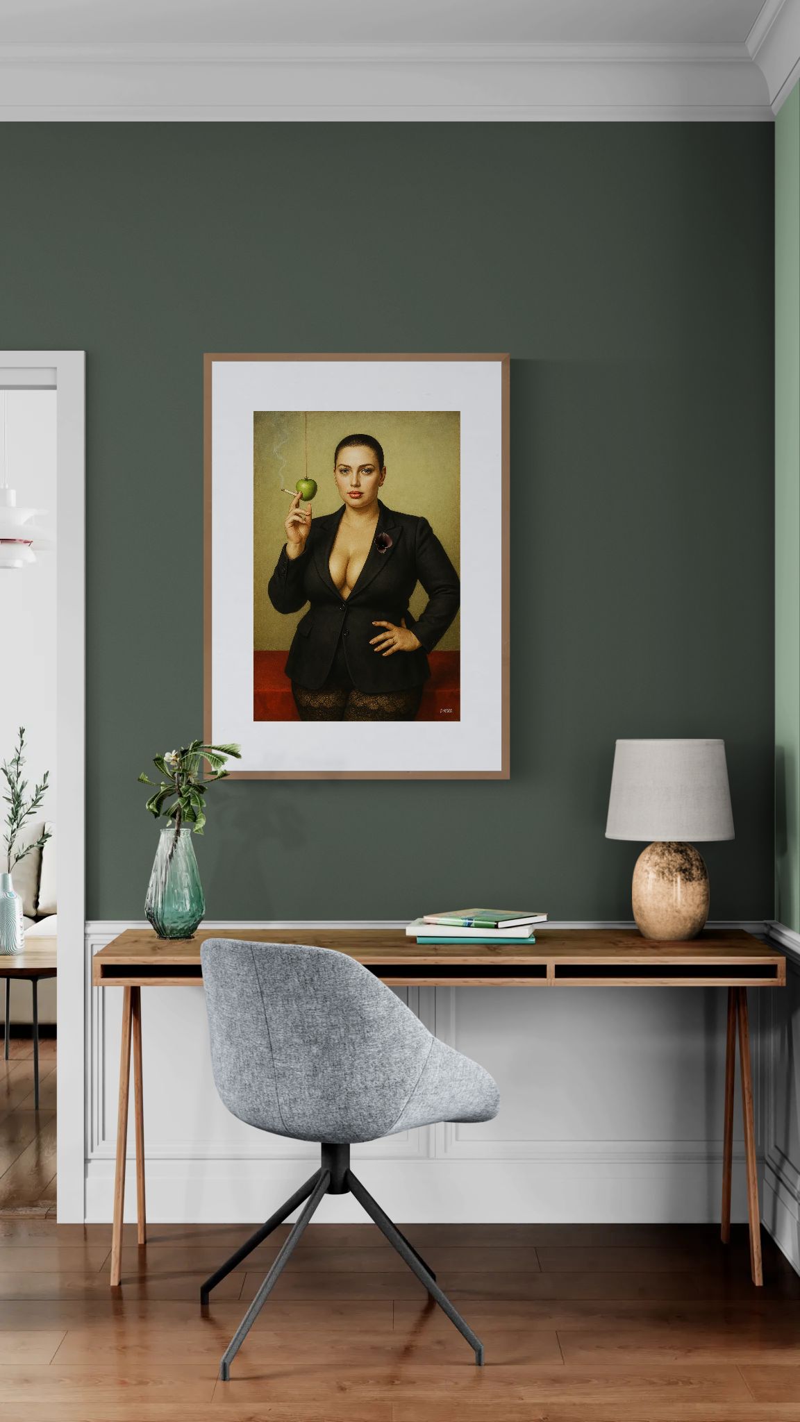 Bold Femme Contemporary-Realist Matte Paper Poster