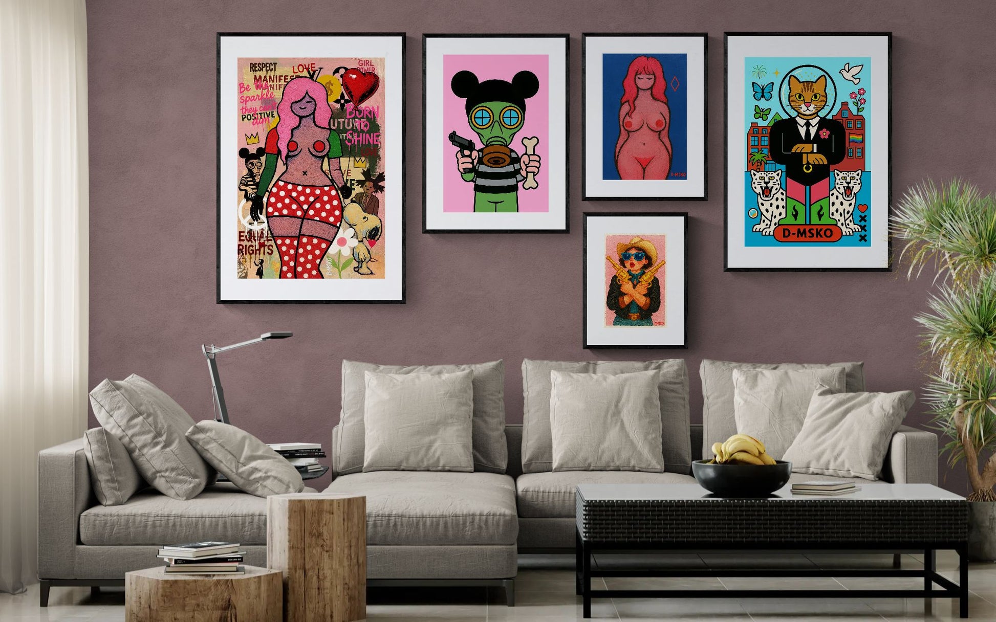 Born to Shine: Street Art Pop-Art Matte Paper Poster