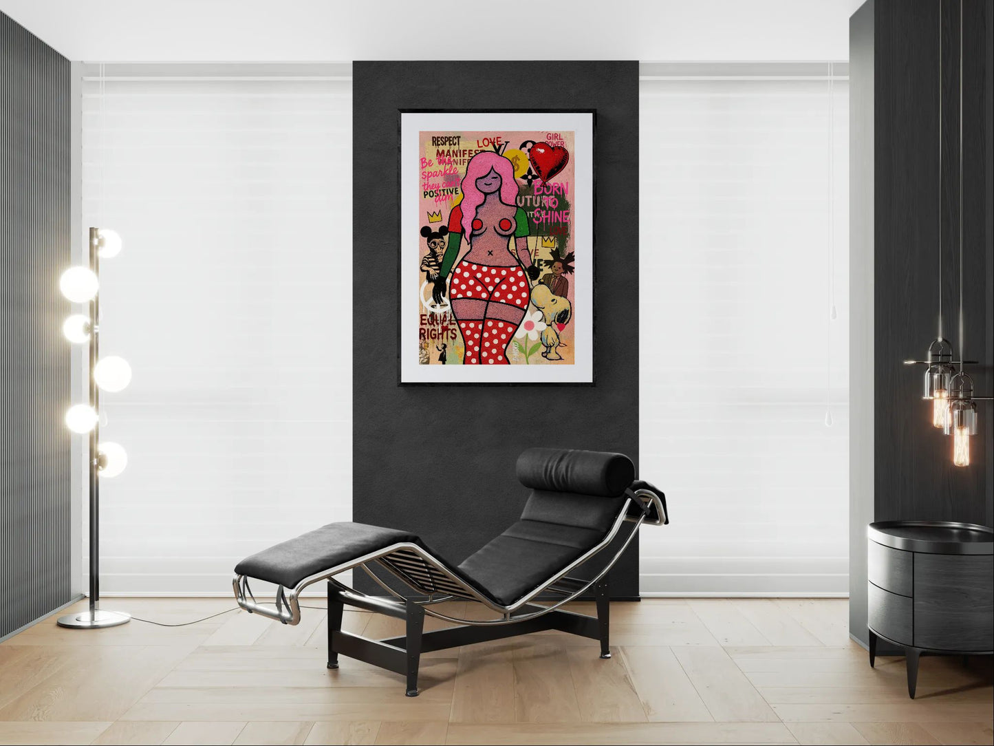 Born to Shine: Street Art Pop-Art Matte Paper Poster