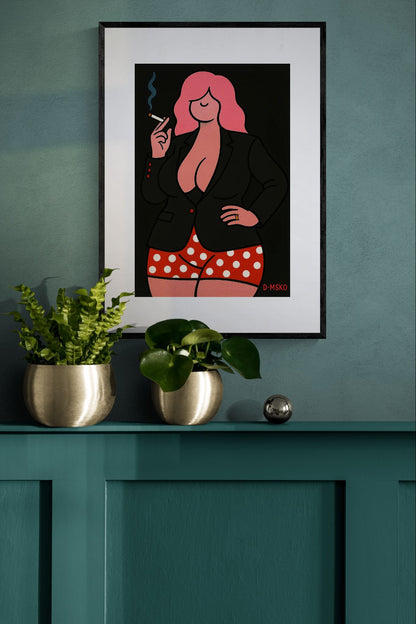 Boss Energy Fashion-Forward Matte Paper Poster - Pop Art