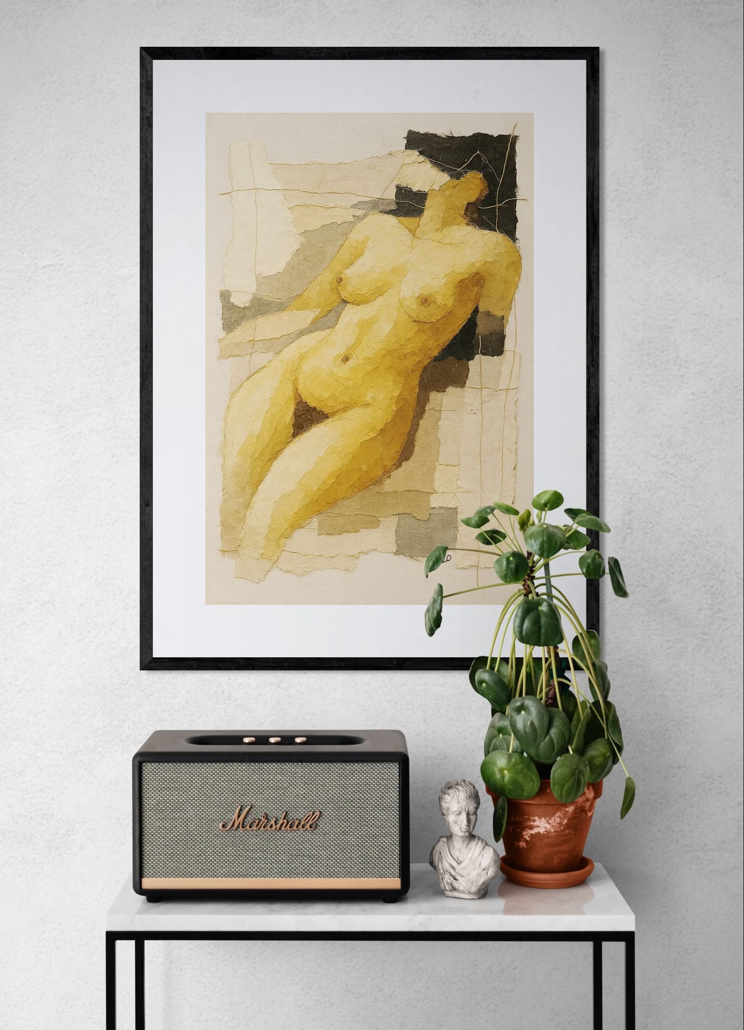 Bound in Light Matte Paper Poster - Modernist Collage