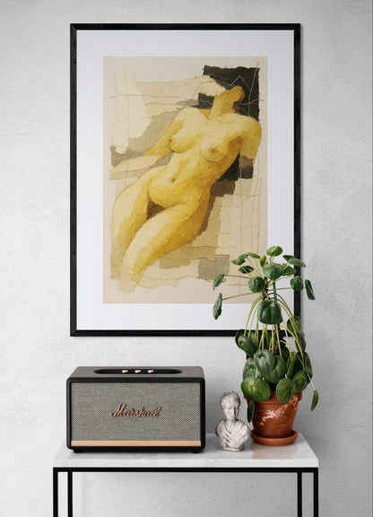 Bound in Light Matte Paper Poster - Modernist Collage