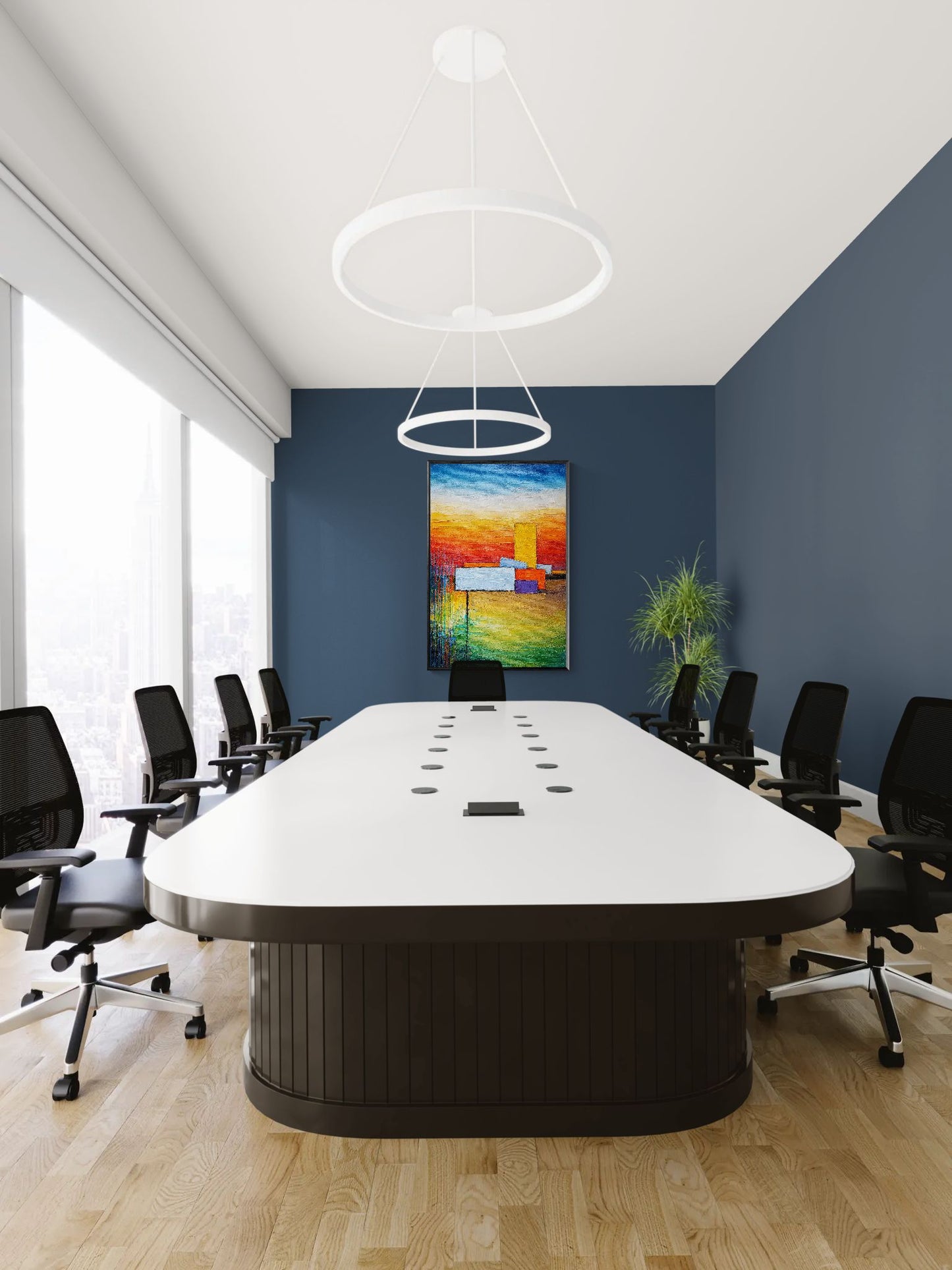 Built from Warmth Color-Block Matte Paper Poster - Color-Field Style