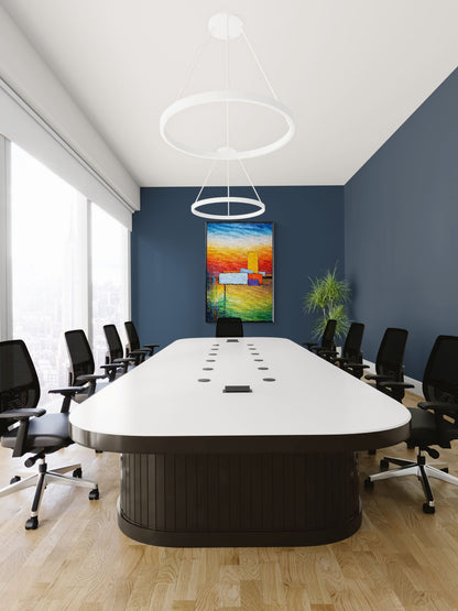 Built from Warmth Color-Block Matte Paper Poster - Color-Field Style