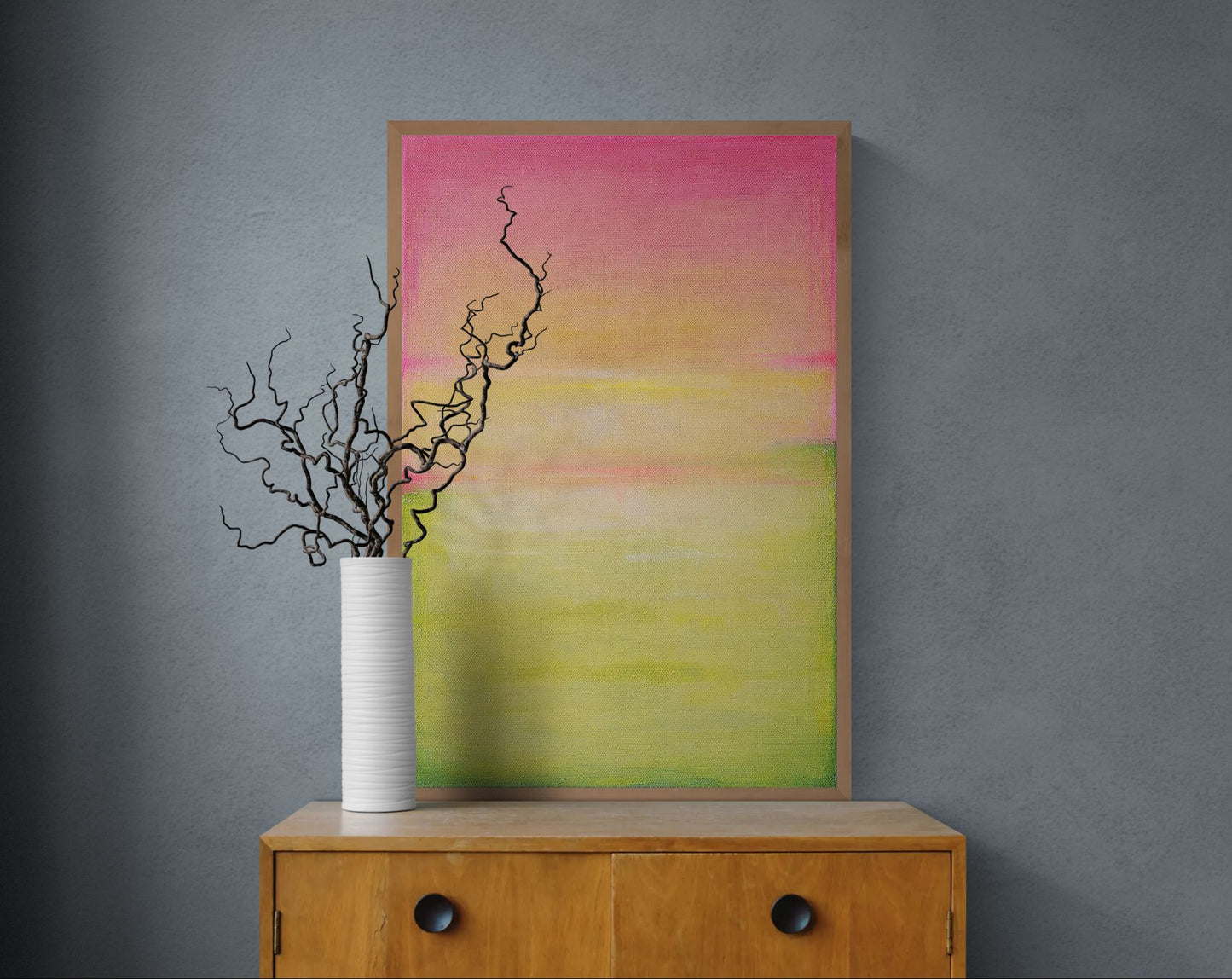 Calm Pastel-Coloured Minimalist Matte Paper Poster - Color Field