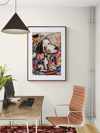 Chaos with a Tail Impasto-Style Matte Paper Poster - Pop Art