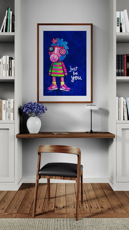 Color Outside the Lines Matte Paper Poster - Pop Art