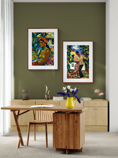Daughter of the Tropics Matte Paper Poster - Post-Impressionist