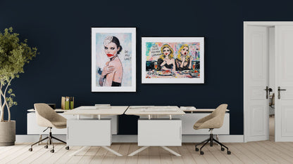 Do You Like? Painterly Pop Art Poster on matte paper